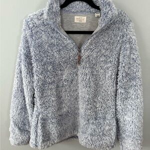 Powder Blue Quarter-Zip Pullover